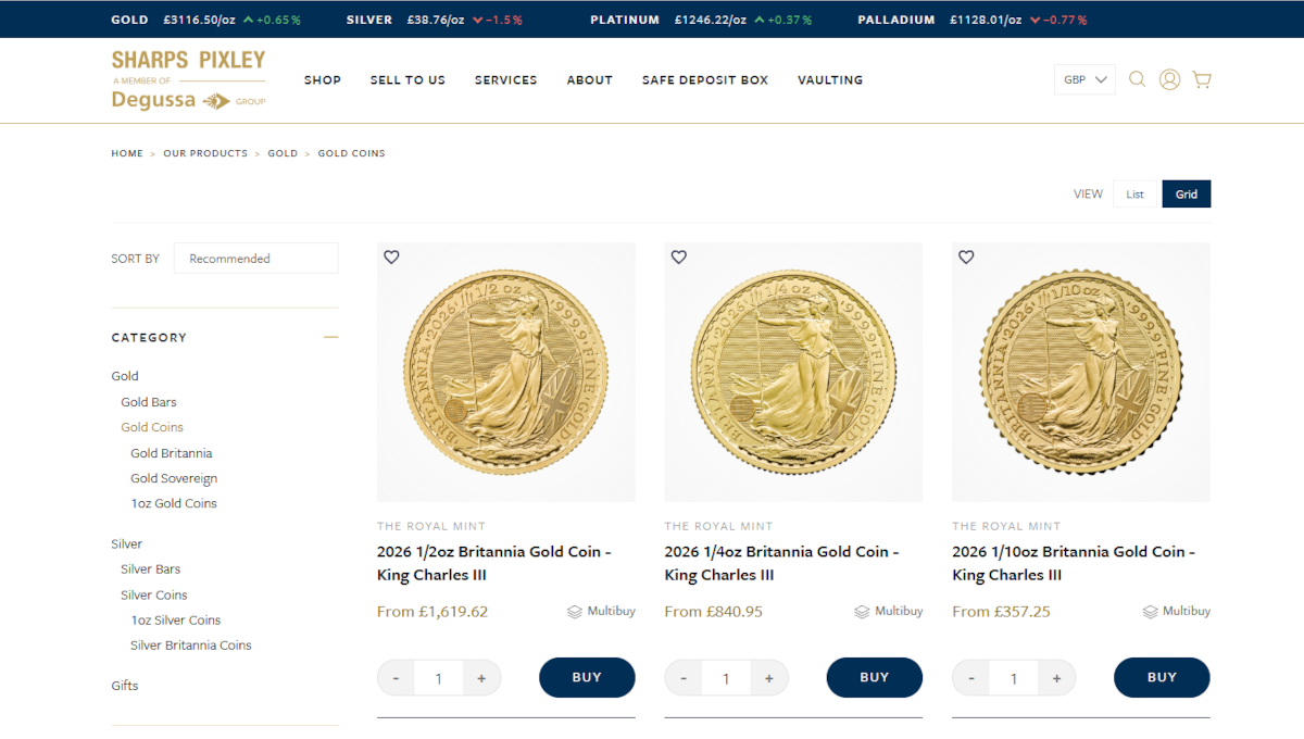 Sharps Pixley Ecommerce