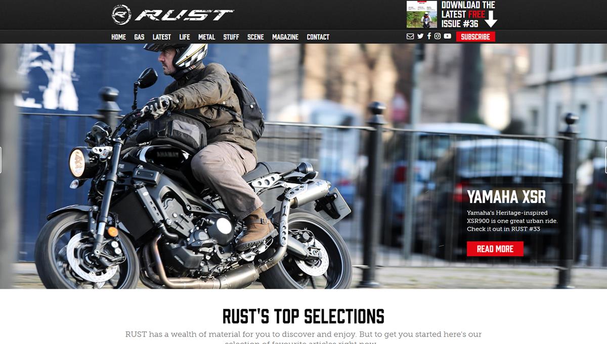 Rust Sports Home Page